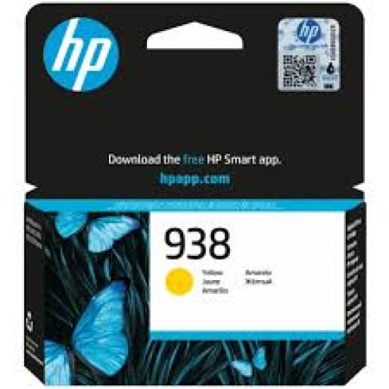 HP 938 High Yield yellow Original Ink Cartridge (4S6X8PE) (Original)