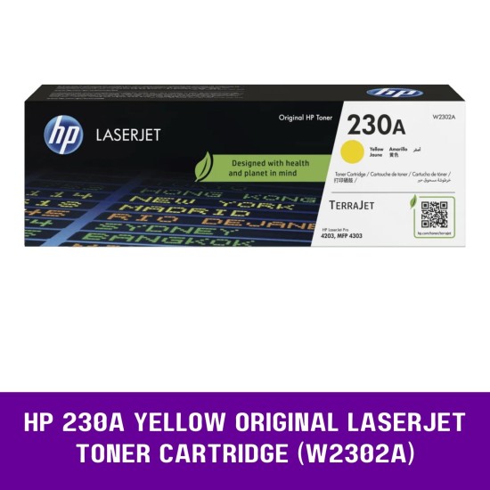 HP 230A Yellow Original LaserJet Toner Cartridge(W2303A)(Original)